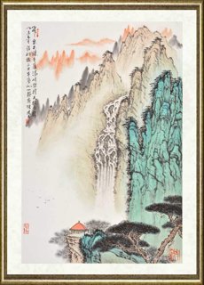 陈廷友_飞泉图