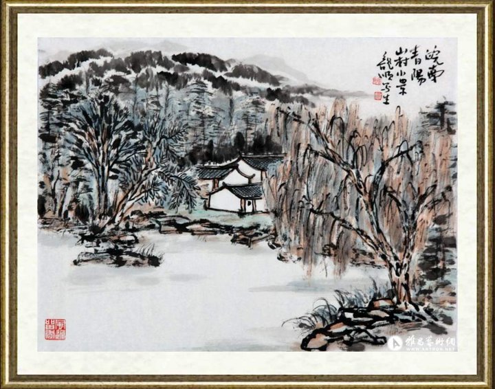姚龙顺_皖南青阳山村小景