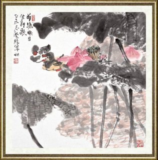 王志坚_荷塘映日