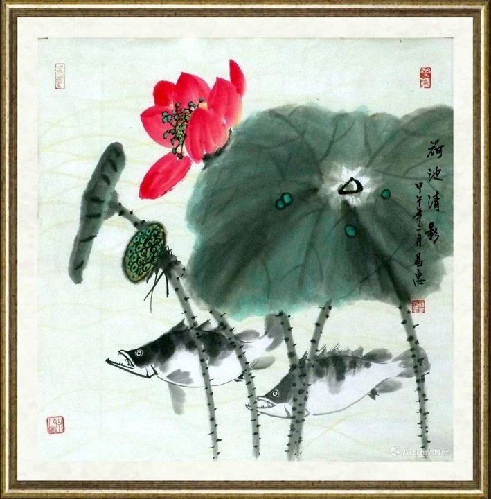 蒋昌忠_荷池清影