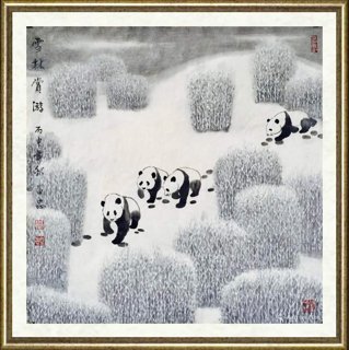 蒋昌忠_雪林赏游
