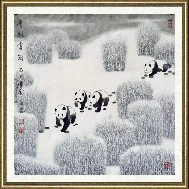 蒋昌忠_雪林赏游