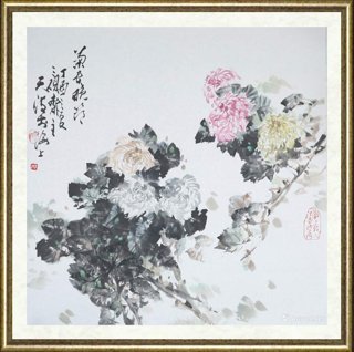 三砚斋天波_菊贵晚节