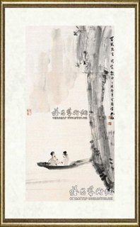 傅抱石_赤壁泛游图