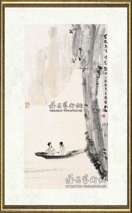 傅抱石_赤壁泛游图