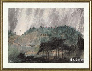 傅抱石_雨花台