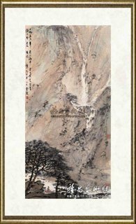 傅抱石_高山流水