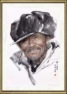 马哲_老人肖像