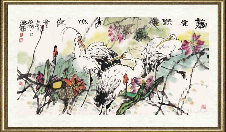 叶菩题_藕花深处秀风流