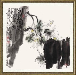 叶菩题_霜菊颂