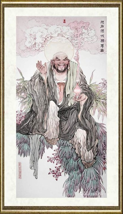 刘铁泉_迦诺迦代蹉尊者——欢喜罗汉