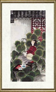 王绿霞_消夏图