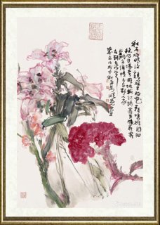 马顺先_鸡冠早放春