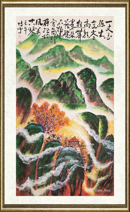 孙博文_绕山烟岚新雨后
