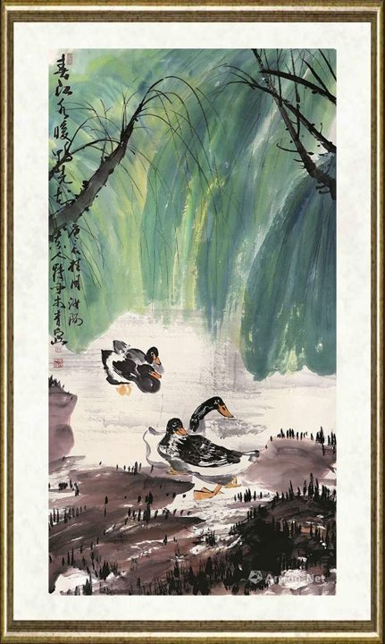 孙博文_鸭嬉春水