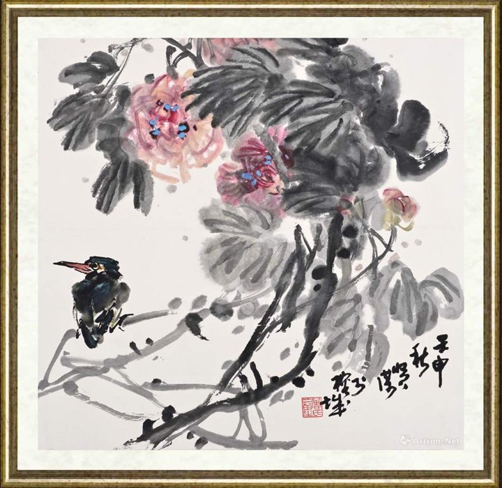曾贤谋_芙蓉翠鸟