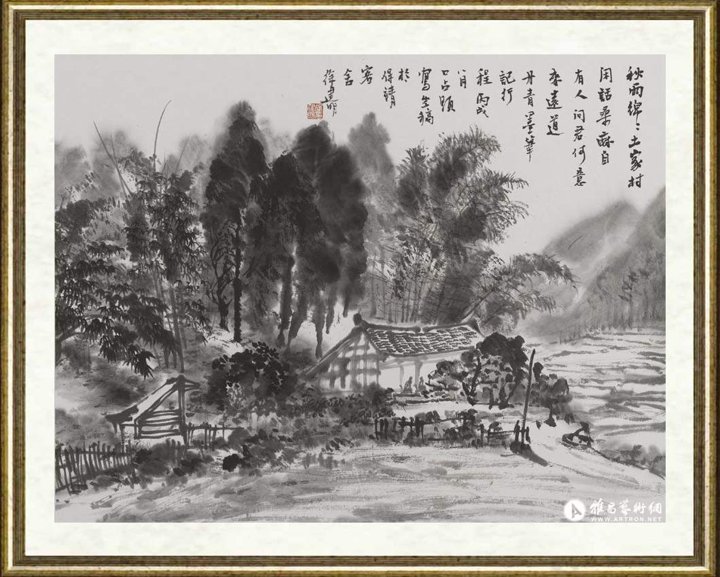 徐建明_湘西写生-秋雨绵绵