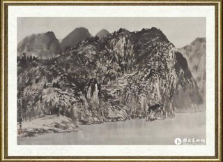 徐建明_湘西写生-苍岩暮色