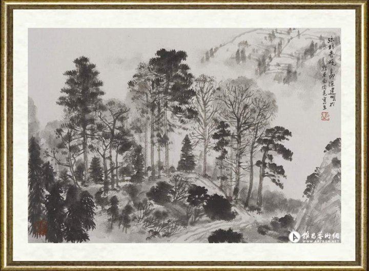 徐建明_黔东南陶尧写生-疏林春晓