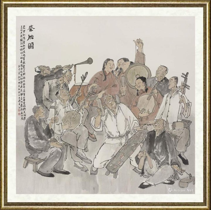 顾平_民盟中央美术作品展