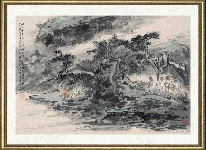 顾平_问山曾有许多闲，清音渺渺无人烟。名胜今日游如海，不及荒山看飞雁。