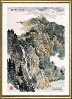 傅二石_羌寨风光