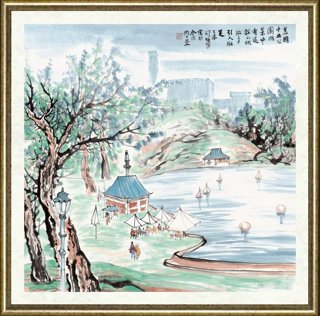 邵晓峰_美国中央公园湖景