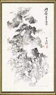程大利_碓臼峪遇雨