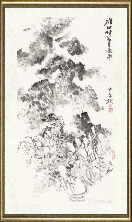 程大利_碓臼峪遇雨