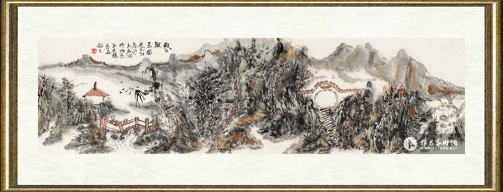 李玉民_避日观景图