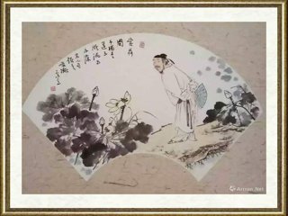 张峻德_赏荷图