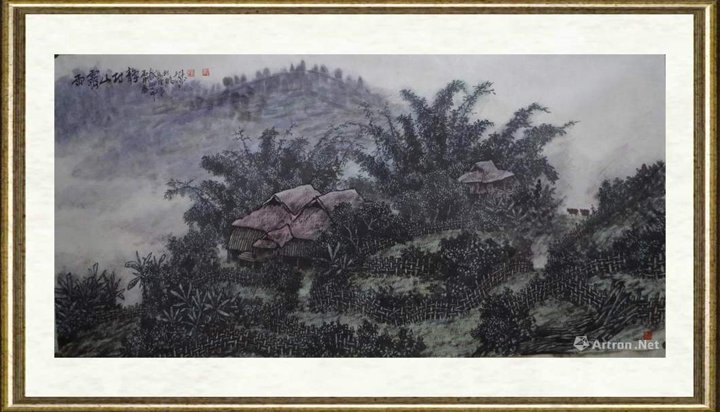 刘岳琥_雨霁山村静