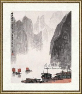 白雪石_漓江烟雨