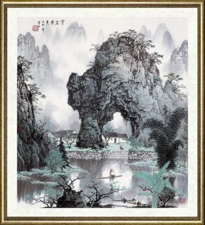 白雪石_穿岩秀色