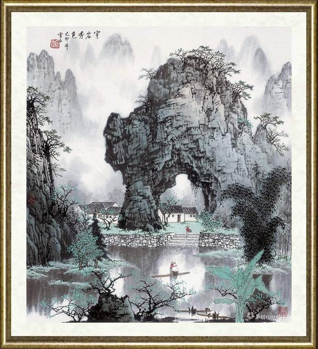 白雪石_穿岩秀色