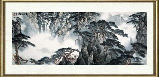 白雪石_黄山松