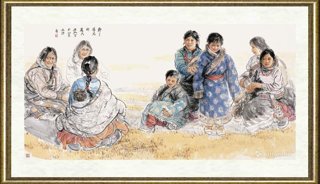 任继民_静享阳光的藏民