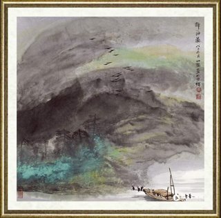 郑山麓_静泊图