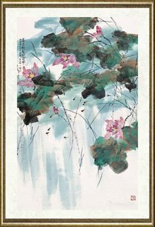 陈天_菡萏新花晓并开
