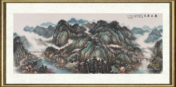 王肖峰_《秦巴春色》西安北客站贵宾厅