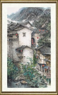 王肖峰_苗家村寨写生