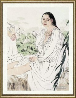 何家英_莲华图（局部）