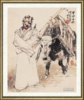 何家英_阿坝风情(组画)之一
