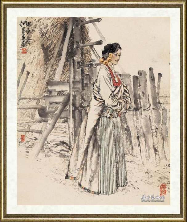 何家英_阿坝风情(组画)之四