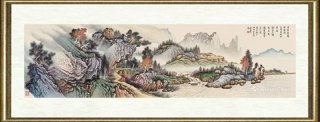 周金山_雲峰苔壁绕溪斜