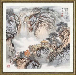 周金山_飞瀑漱苍崖4