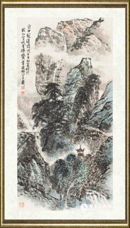 韦远柏_高士观瀑图