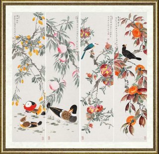 马瑞涛_精品花鸟四屏之二