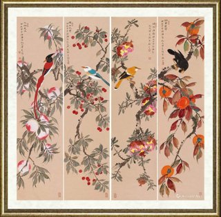 马瑞涛_精品花鸟四屏之四