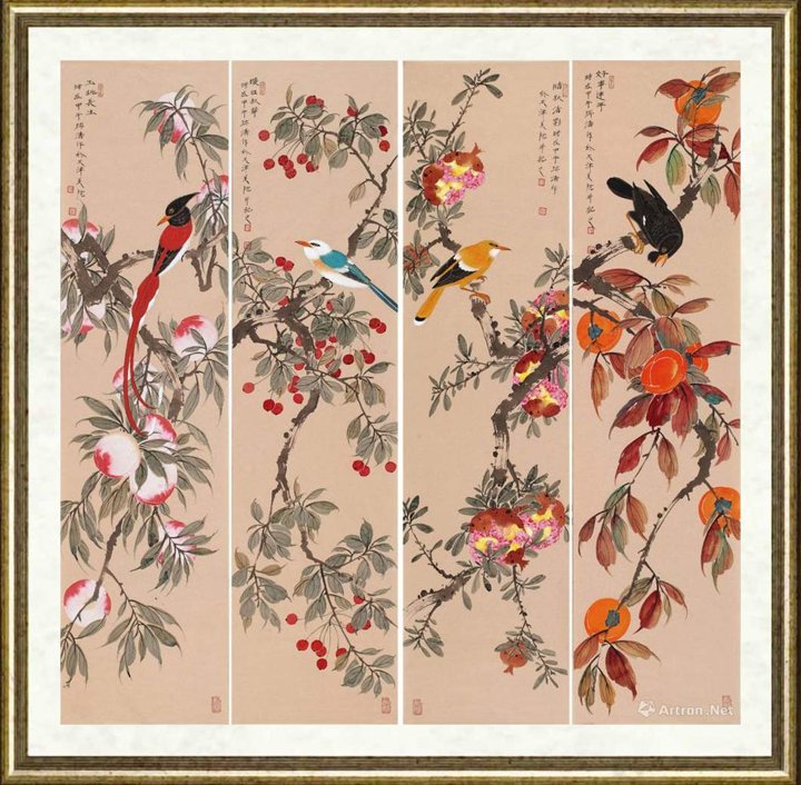 马瑞涛_精品花鸟四屏之四